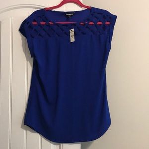 NWT- Royal Blue EXPRESS SHIRT- Small.